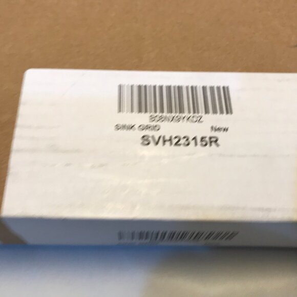 Serene Valley Sink Bottom Grid SVH2315R 23" X 14-1/2" Rear Drain Radius 3/8" NEW - Picture 5 of 7